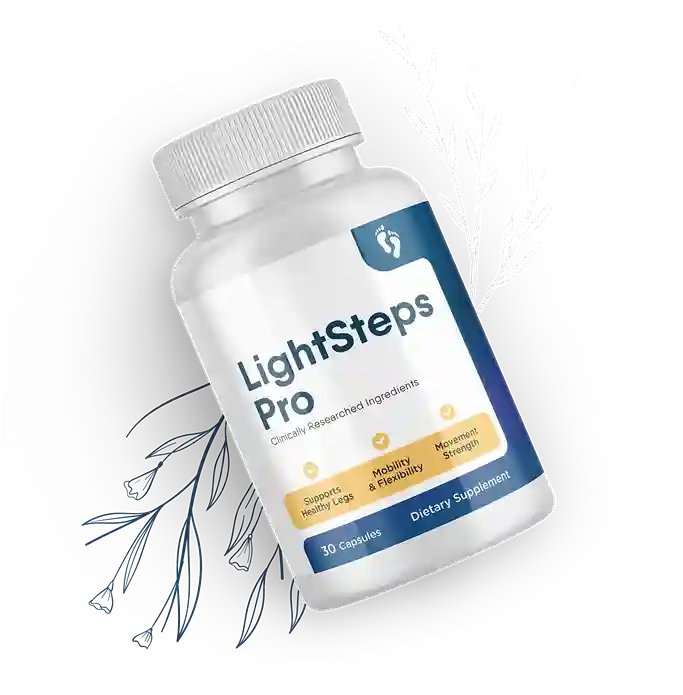 LightSteps Pro Clinically Researched Leg Support Supplement — 30 Capsules